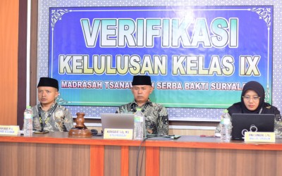 MTs Serba Bakti Gelar Rapat Pleno Verifikasi Kelulusan Tahun Pelajaran 2025/2026