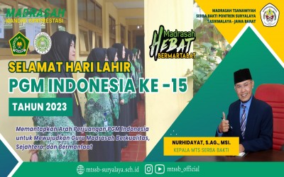 MTs Serba Bakti turut meriahkan HARLAH ke-15 PGM Indonesia