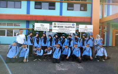 PMR MTs Serba Bakti Ikuti Latgab PMR Wira/Madya se-Wilayah Utara di SMPN 1 Rajapolah