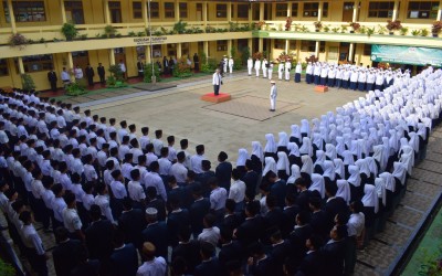 MTs Serba Bakti gelar Upacara dan Syukuran HUT ke-36 PKS Pontren Suryalaya