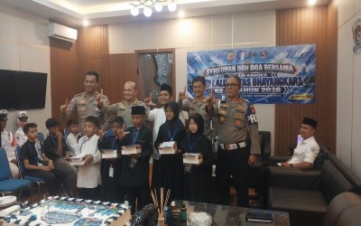 MTs Serba Bakti Hadiri Peringatan Hari Jadi Satuan Lalu Lintas Polres Tasikmalaya Kota