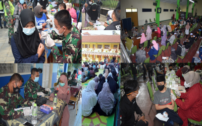 Vaksinasi Peserta Didik MTs. Serba Bakti