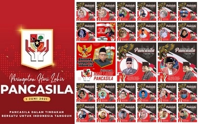 Peringatan Hari Lahir Pancasila Tahun 2021