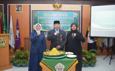 MTs SERBA BAKTI GELAR PELANTIKAN DAN SERTIJAB PENGURUS OSIS MASA KHIDMAT 2025-2026