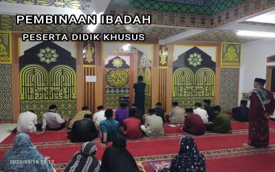 Pembinaan Ibadah Tahap VI bagi Peserta Didik Khusus