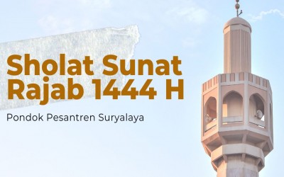 KAIFIYAT SHOLAT SUNAT RAJAB 1444 H / 2023 M.