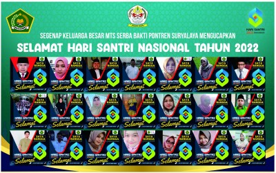 SELAMAT HARI SANTRI NASIONAL 2022
