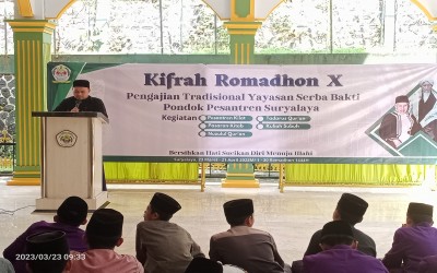 Peserta Didik MTs Serba Bakti ikuti Pembukaan Kegiatan Ramadhan 1444 H.