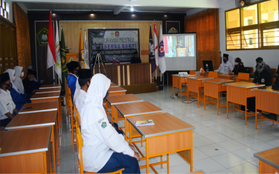 Pertama Kali OSIS MTS Serba Bakti Gelar Pemilu Secara Virtual