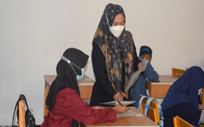 Masih Pandemi, MTS Serba Bakti lakukan PAT Daring dan PTM